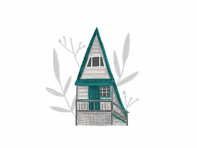 House #8 art cabin children illustration editorial art editorial illustration home home illustration house house illustration illustration living