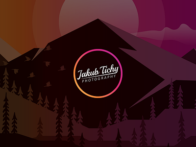 Jakub Tichy logo circle czech design dron drone drones illustrator instagram instagram banner instagram design jakub logo logo design photography photography logo tichy travel traveler vector