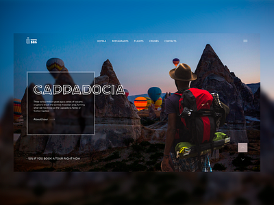 Travel bag(cappadocia) adobe aftereffects adobeillustrator adobephotoshop animation app branding design illustration interface design ios lettering logo minimal typography ui ux vector web web design website