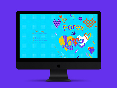 February wallpapers illustration vector
