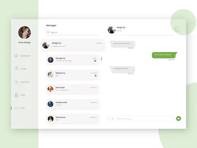 Chat FAE clean flat icon illustrator minimal ui ux vector web website