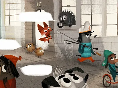 Upcoming picture book project childrens book illustration