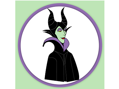 Maleficent Avatar Vector animation branding clean color concept design flat graphic icon illustration ios logo minimal ui ui ux uidesign ux ux ui vector web