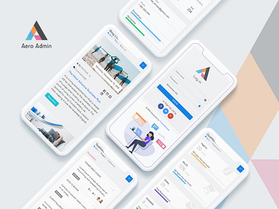 Aero Admin app admin admin dashboard admin design admin panel admin template app mobile app responsive thememakker wraptheme