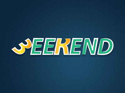 Weekend+Beer beer creative design just4fun logo typogaphy typographical weekend