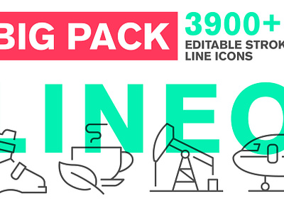 LINEO Big Pack - 3900+ icons