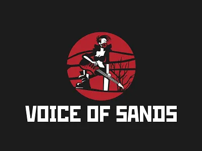 Logo design for the metal music band guitar guitarist hard rock logo metal music music artwork rock and roll rock band rock music voice