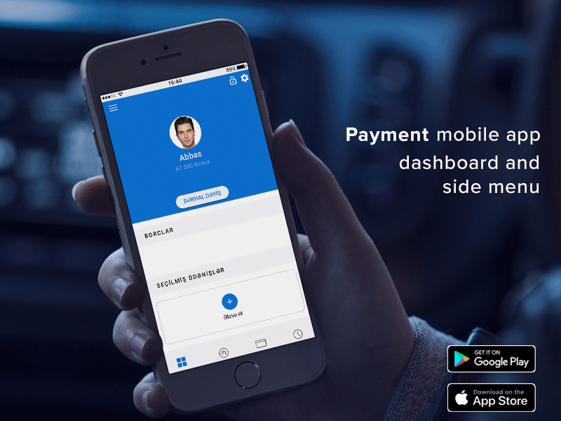 Online payment mobile app dashboard and side menu animation app branding creative dashboard design gif graphic identity logo menu mobile online payment side typography ui ux web website
