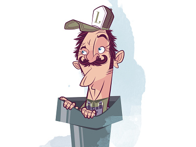 Luigi Bros. 1up bros illustration illustrator luigi luigibros mariobros mr. bob vector