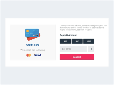 Deposit Animation after affects animation credit card deposit design stoiximan ui