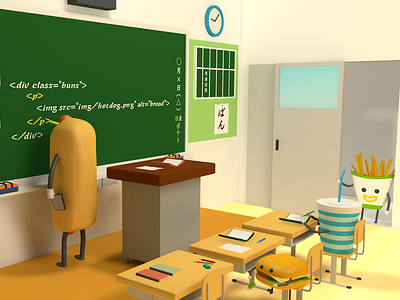 Let's study 3d art c4d character cinema4d design illustration lowpoly lowpolyart