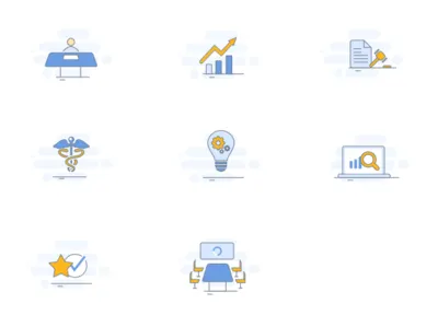 Icons for state portal icons infographic uidesign uikit