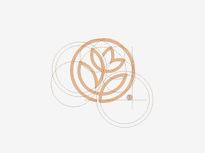 Flower logo flower mark symbol identity