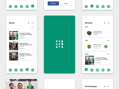 Redesign Mobile Apps "Persebaya Selamanya" app design flat mobile mobile app mobile app design ui ui ux ui ux design uidesign uiinspiration uiinspirations ux ux ui ux design