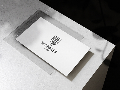 The Wrinkles Shop. Logo Design bedding coat of arms flax lietuva linen lithuania logo logotype night sleep vilnius