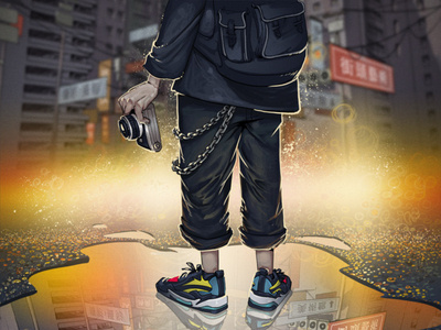 Street Wear Nomads digital painting illustration