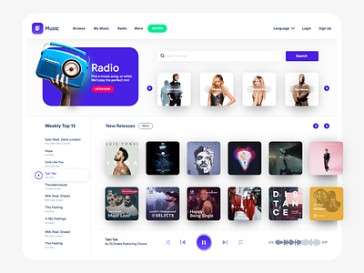 Music Web App artist audio dj entertainment event live music music music band music record musician performer producer record label singer songwriter