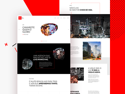 UX/UI Voga agency clean design graphic design landing page minimal ui user experience ux web website