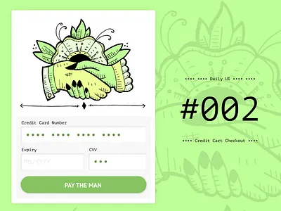 DAILY UI - #002 - CC Checkout checkout dailyui dailyui 002 ecommerce illustration tattoo traditional