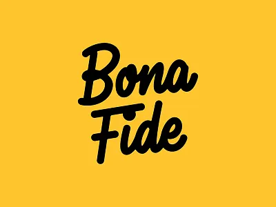 Bona Fide handlettering handtype hashtaglettering lettering thevectormachine vector vectormachine
