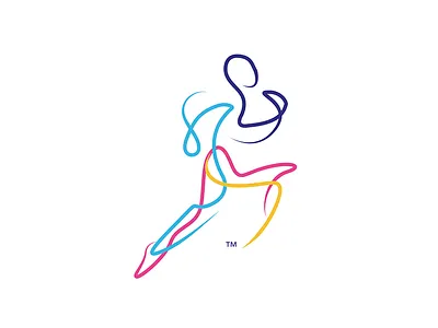 weRunn brand brand identity branding colours corporate design draw draw trip dynamic logo faster icon illustration line art logo man run runner sport swift vector