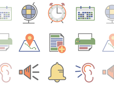 Office icon set concept concept design flat flat icons flatdesign icon icon artwork icon set icons icons set illustration line linear icons minimal office icons ui vector web