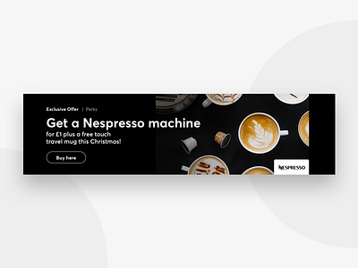 Coffee banner ad promo banner ad branding design web