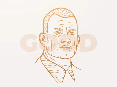 Jocko Willink - Good classic engrave engraving etch face good jocko podcast portrait vintage willink