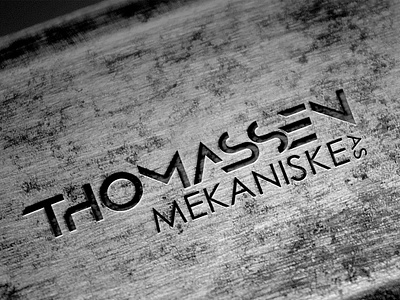 Thomassen Mekaniske 9co brand design identity illustration logo logodesign mechanical norway