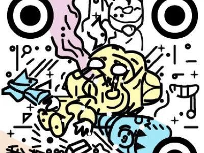 Qr Code Chat Expression emoji crying