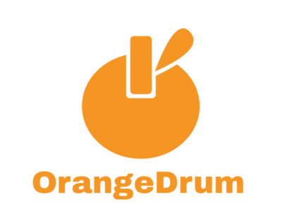 OrangeDrum Logo consulting business logo logo a day logo deisgn logo logotype product management ux design