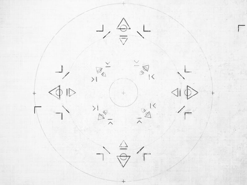 HUD.04 after effects animation design futuristic futuristic ui geometric hud loop motion graphics ui vector