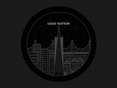 LV Tambour design illustration interface vector