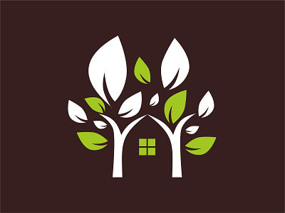 Eco House brand branding business creative eco green house icon identity illustration inspirations leaf logo logodesign logos logotype nature symbol tree vector