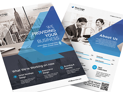 Corporate Business Flyer Template Download a4 advertisement advertising agency blue business business flyer clean company consultant corporate corporate flyer creative design flyer handout leaflet magazine marketing modern