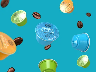 Coffee Pods branding design icon illustration logo typography