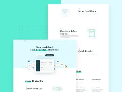 Landing Page Exploration landing page minimal ui ux web design website