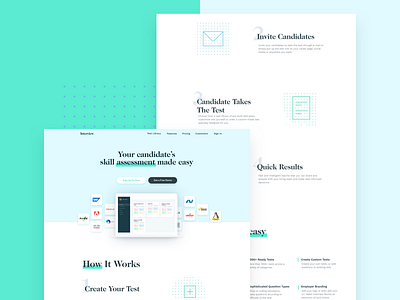 Landing Page Exploration landing page minimal ui ux web design website