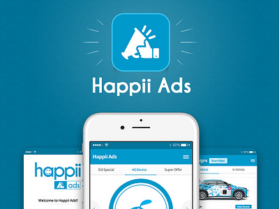 OOH Advertising App Design – Happii Ads advertising app design android app design app design app designer app ui design clean ui ios app design uiux