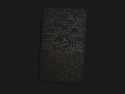 CARD ILLUSTRAION card design education girl illustration