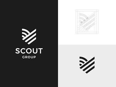 Abstract Shield Logo brand designer geometric logo graphic designer logo designer logo maker modern logo security logo shield logo