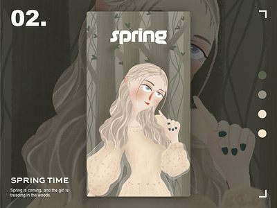 spring illustration