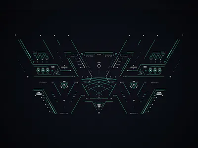 GRAVITY cyberpunk design fui graphic hud infographic sci fi screen ui