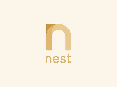 Logo | Nest Rénovation ✏️ architecture branding flat illustration julie charrier logo logotype minimal nest sketchapp ui vector