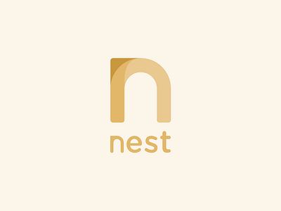 Logo | Nest Rénovation ✏️ architecture branding flat illustration julie charrier logo logotype minimal nest sketchapp ui vector