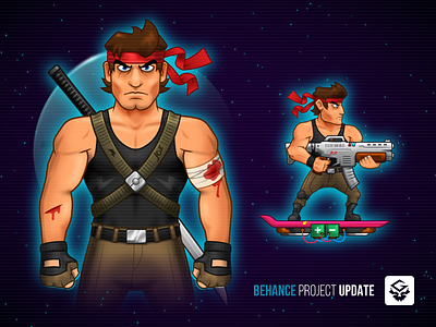 Ultra Joe 6.0 | Behance | Project Update action art behance character character concept comic concept cyber punk design game illustration illustrator movie project vector