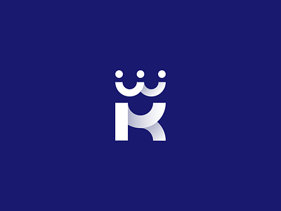 Alphabet Logo Series | K crown design king letter k letter logo logo minimal royal vector