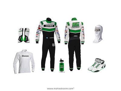 Santiago Mangoni equipment brand branding car design driver identity racing sport sport car