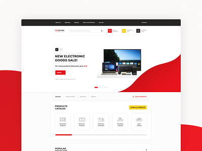 Motenda - Ecommerce Landing Page adobe design ecommerce graphic design illustation illustrator page design photoshop shop design ui ux design web web deisgn