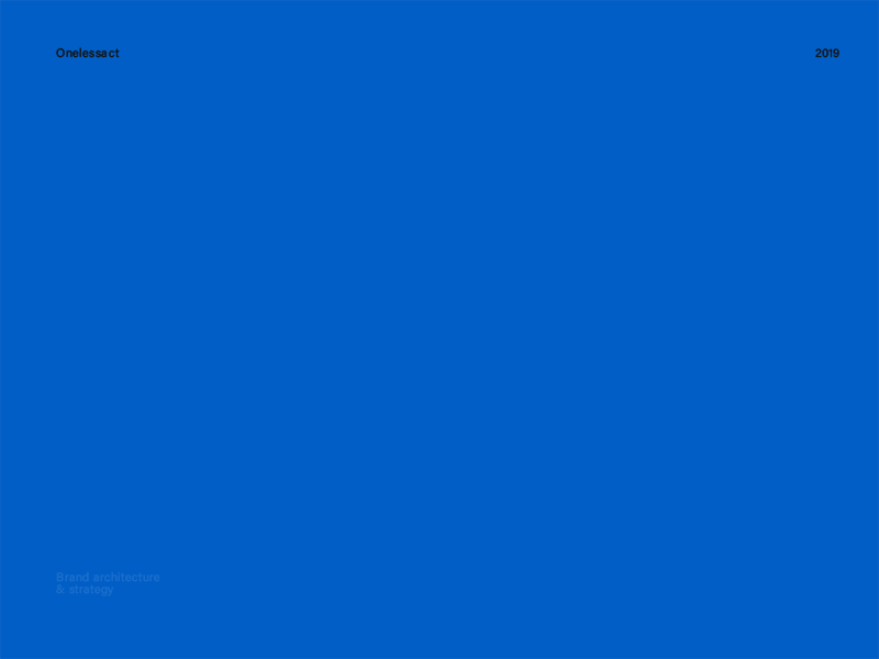 Onelessact Symbol artdirection branding brandstrategy icons identity lead onelessact symbol typogaphy